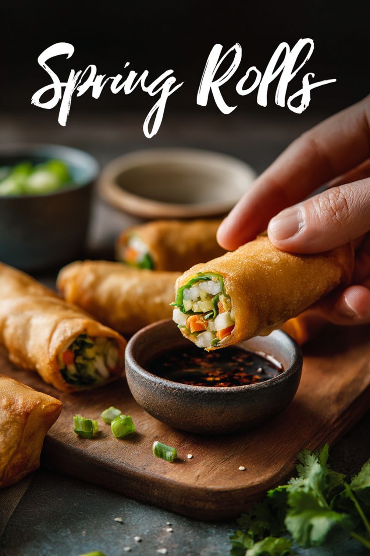 🥢Spring Rolls – The Ultimate Crispy Indo-Chinese Starter
